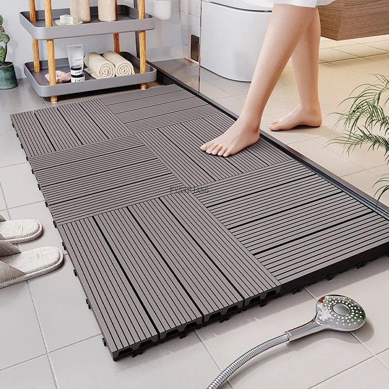 Bamboo Bath Mat - حصيرة أرضية محاكية للخشب مقاومة للرطوبة