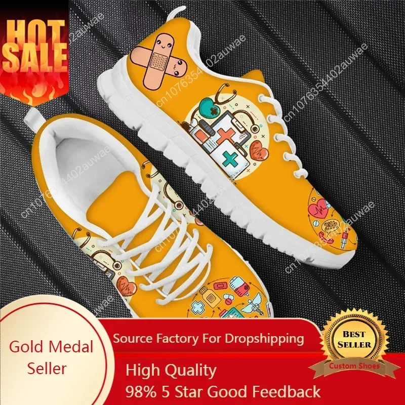 Health & Wellness Unlimited - حذاء نسائي مسطح بتصميم طبي من