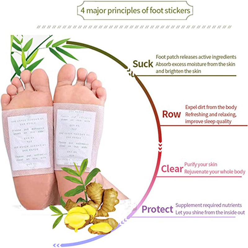 10 قطع من لصقات القدم المزيلة  - مراجعة Detox Foot Patch وسعره