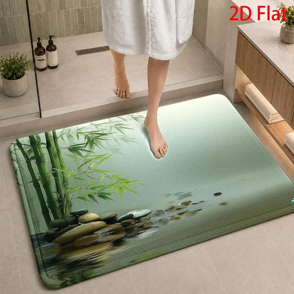 سجادة حمام مقاومة للماء بتصميم - مراجعة Bamboo Bath Mat وسعره