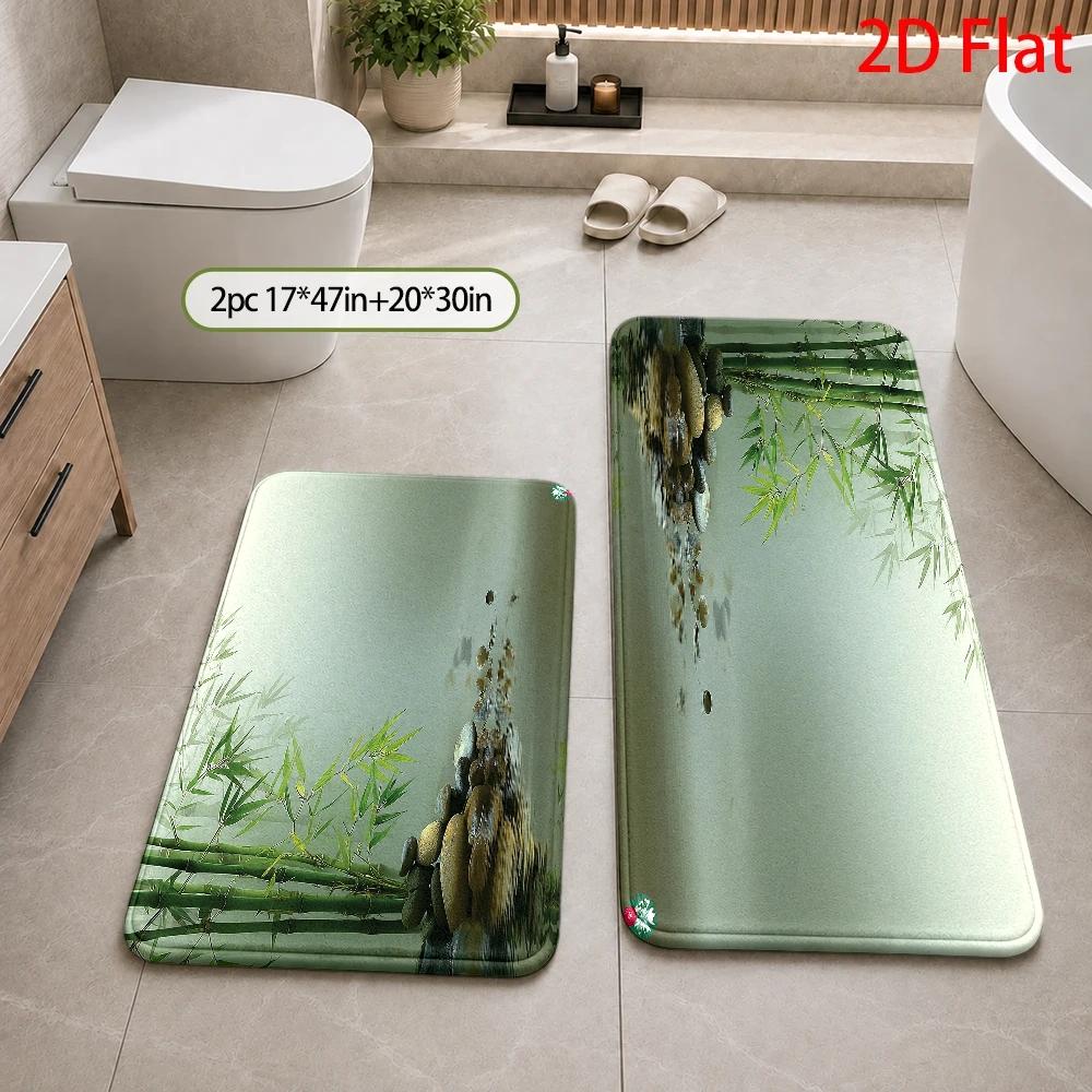 سجادة حمام مقاومة للماء بتصميم - مراجعة Bamboo Bath Mat وسعره
