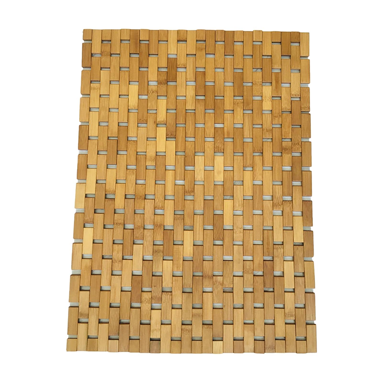 سجادة حمام خشبية من الخيزران م - مراجعة Bamboo Bath Mat وسعره