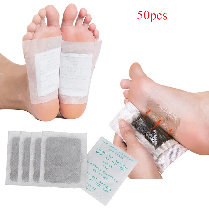 50 قطعة من لصقات تنظيف القدم ا - مراجعة Detox Foot Patch وسعره