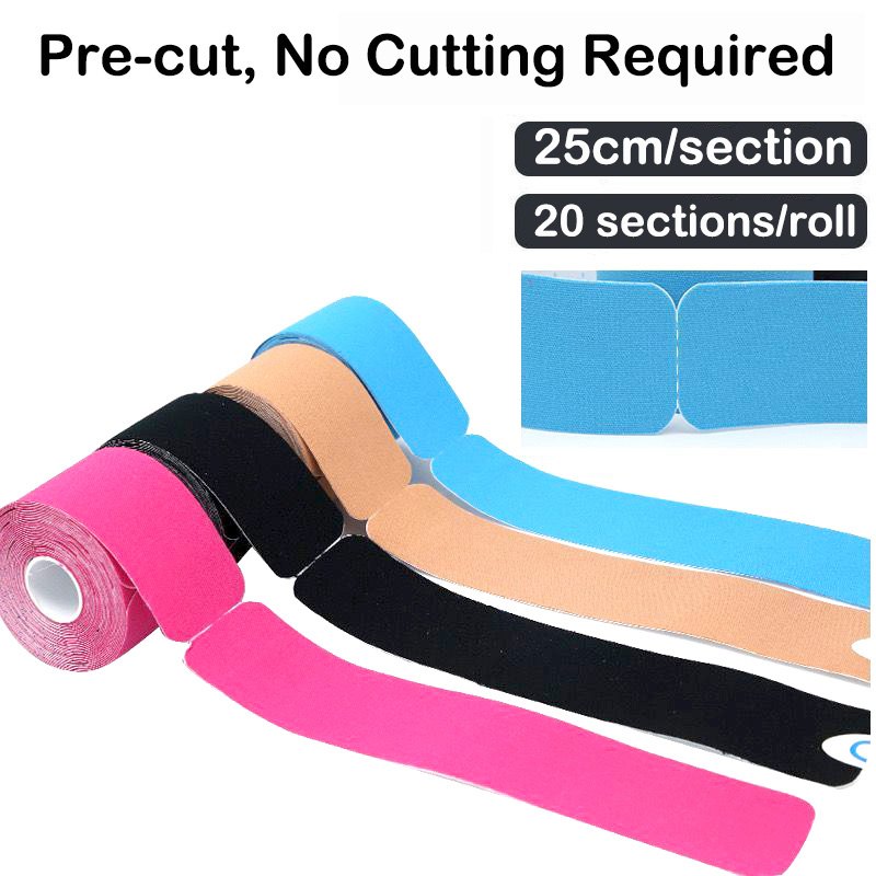 شريط كينيسيولوجي مقطع مسبقًا 5 - مراجعة Sports Taping Precut وسعره