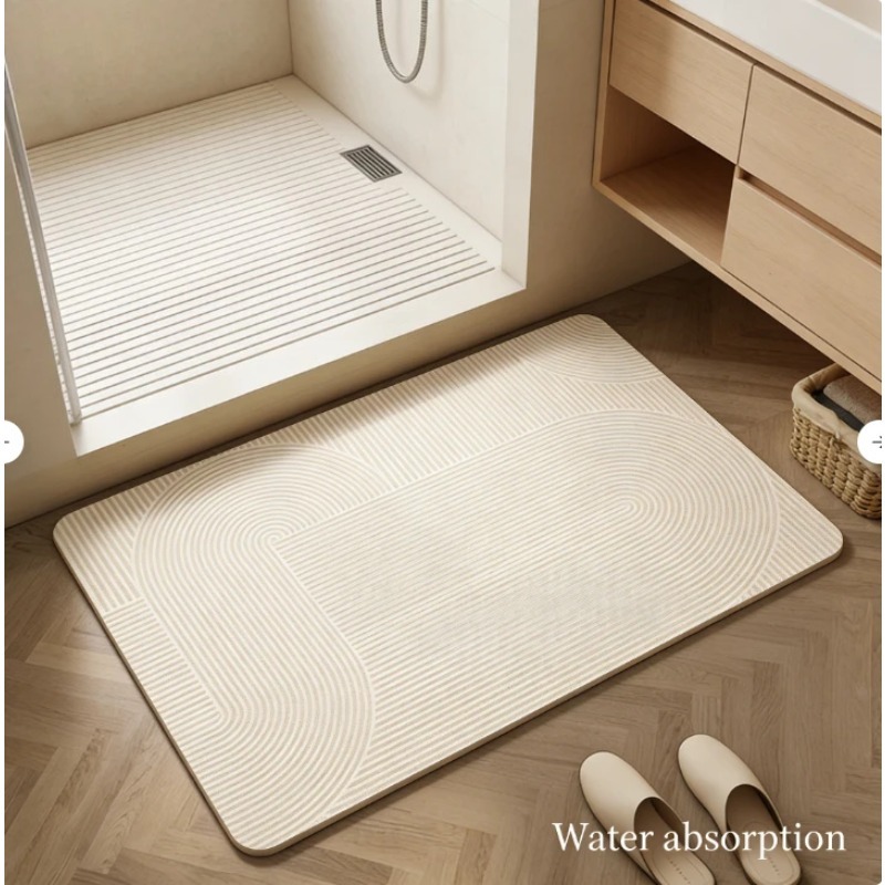 سجادة أرضية للحمام من الدياتوم - مراجعة Bamboo Bath Mat وسعره
