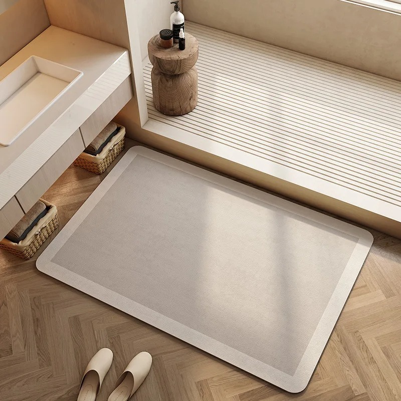 سجادة أرضية للحمام من الدياتوم - مراجعة Bamboo Bath Mat وسعره