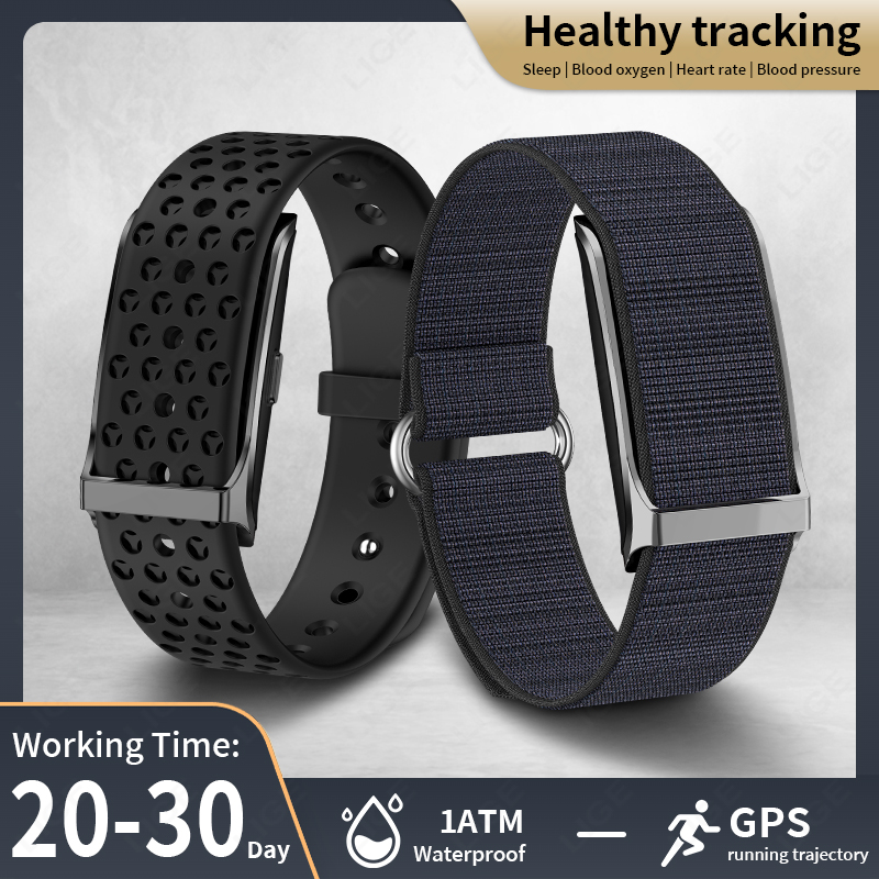 LIGE ساعة ذكية معدل ضربات القل - مراجعة Health Wellness Bracelet وسعره