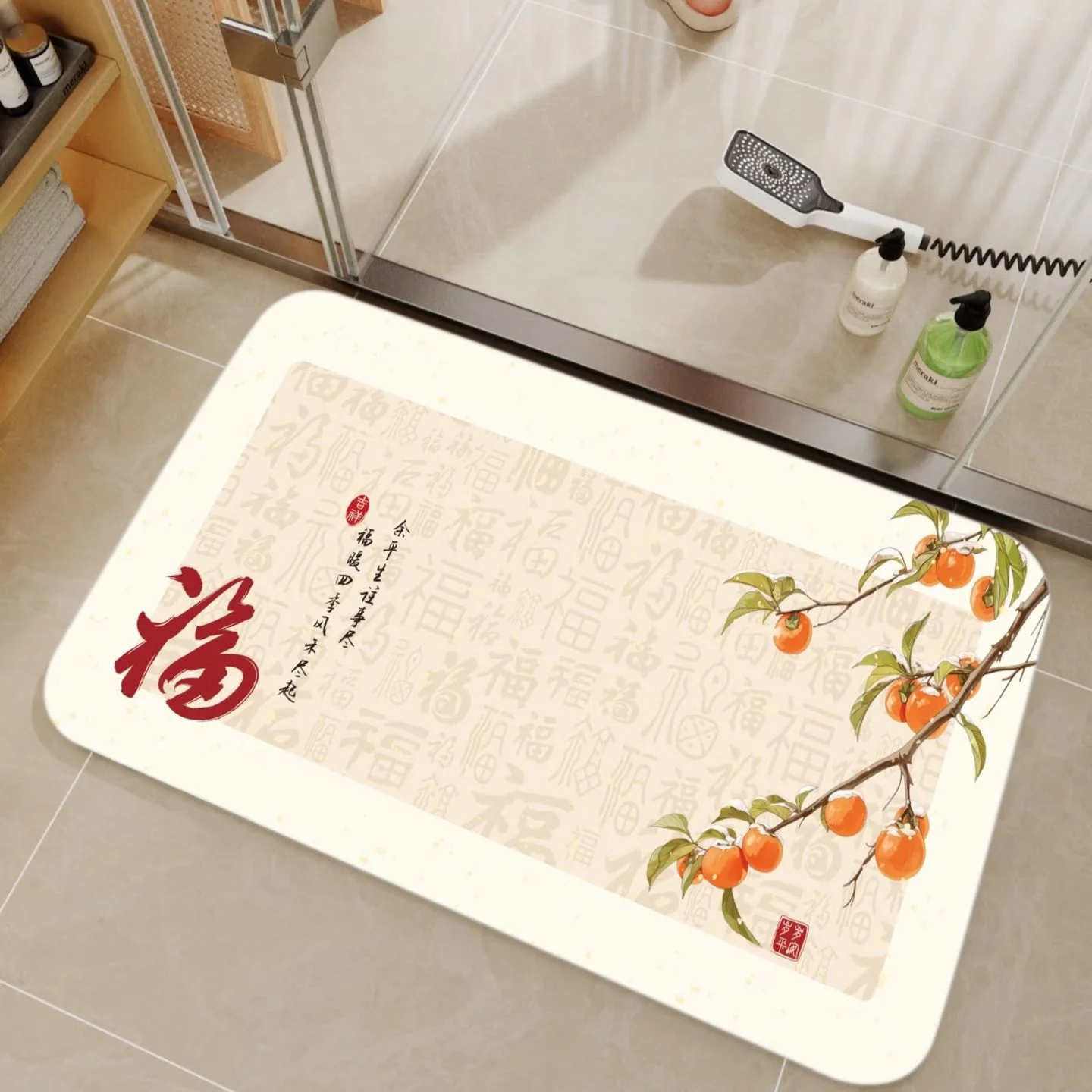 حصيرة استحمام من طين الدياتوم  - مراجعة Bamboo Bath Mat وسعره