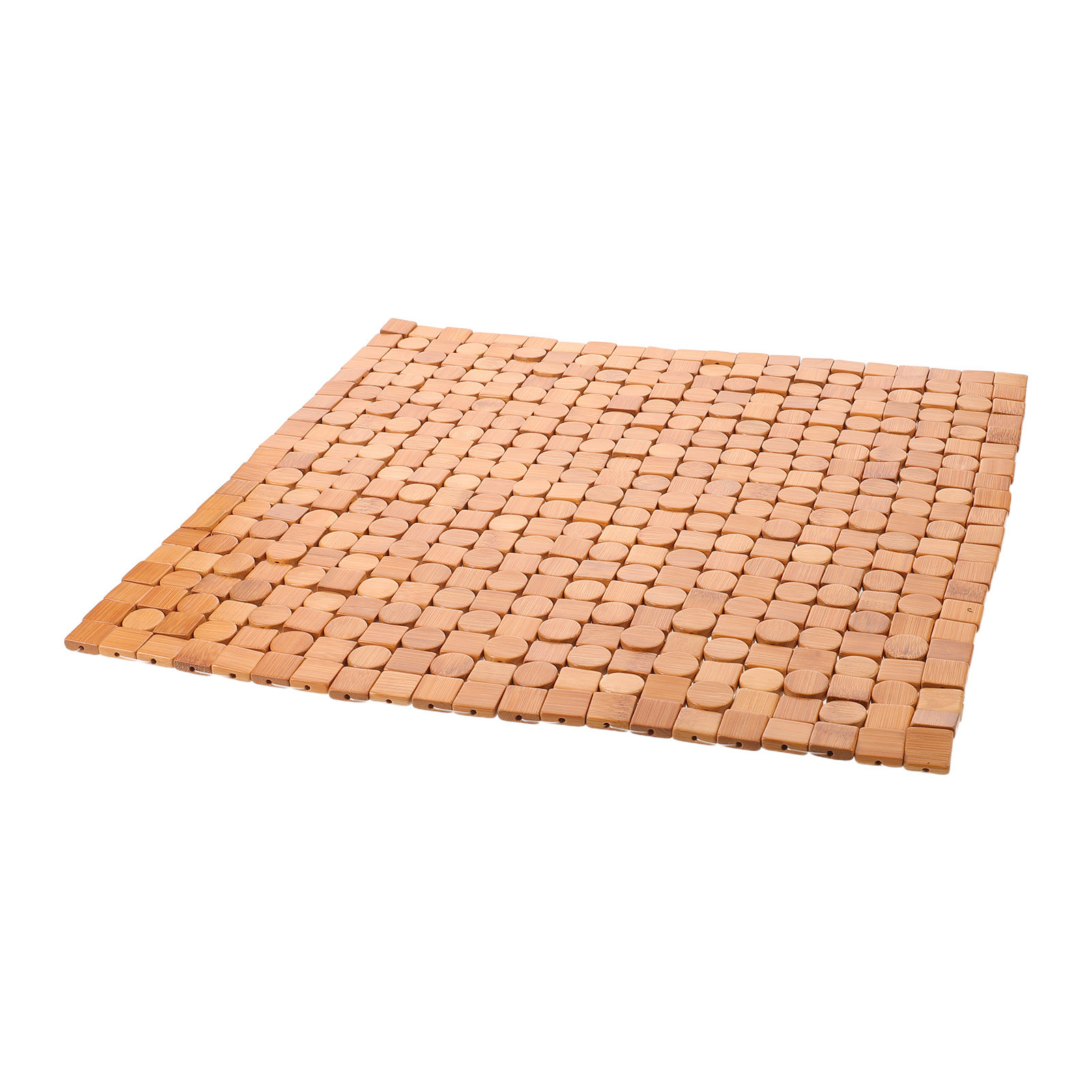 حصيرة حمام قابلة للطي مصنوعة م - مراجعة Bamboo Bath Mat وسعره
