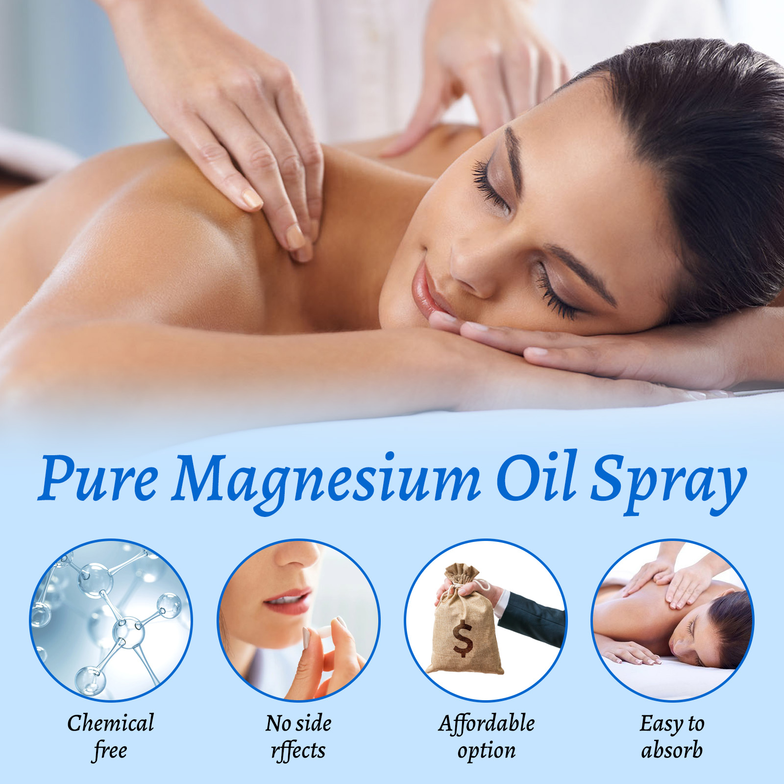 زيت المغنيسيوم الطبيعي 60 مل - - مراجعة Bath Salts Magnesium وسعره