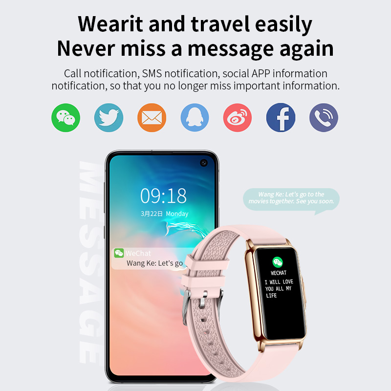 LIGE عداد الخطى بلوتوث دعوة سا - مراجعة Health Wellness Bracelet وسعره